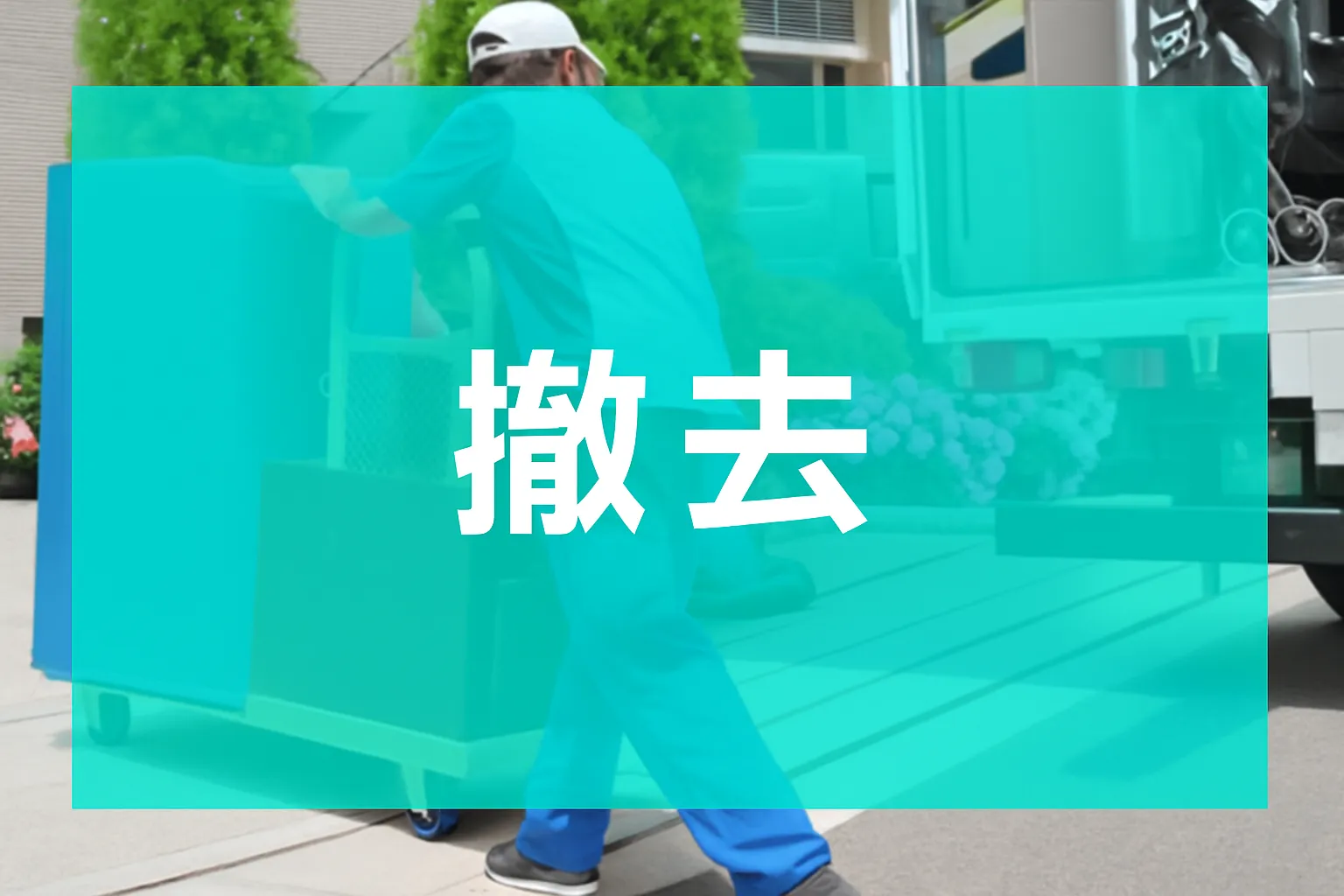 撤去